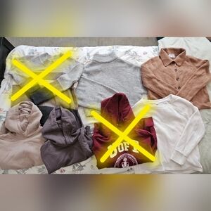 Women's Hoodies and Sweaters Lot